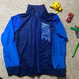 Nike blue zip jacket size 6